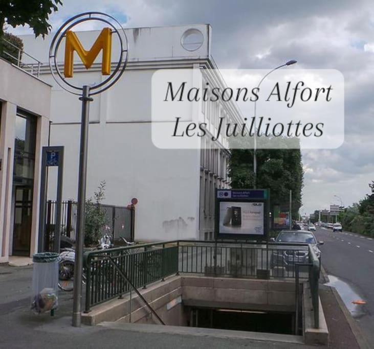 Escale-Marne Fr - 202 - Free Parking - Free Luggage Storage - All Equipped - Linen Included - Washing Machine - 10Mn Walk Metro 8 - Rer A - Panoramic View - From 1 To 14 Guests メゾン・アルフォール エクステリア 写真
