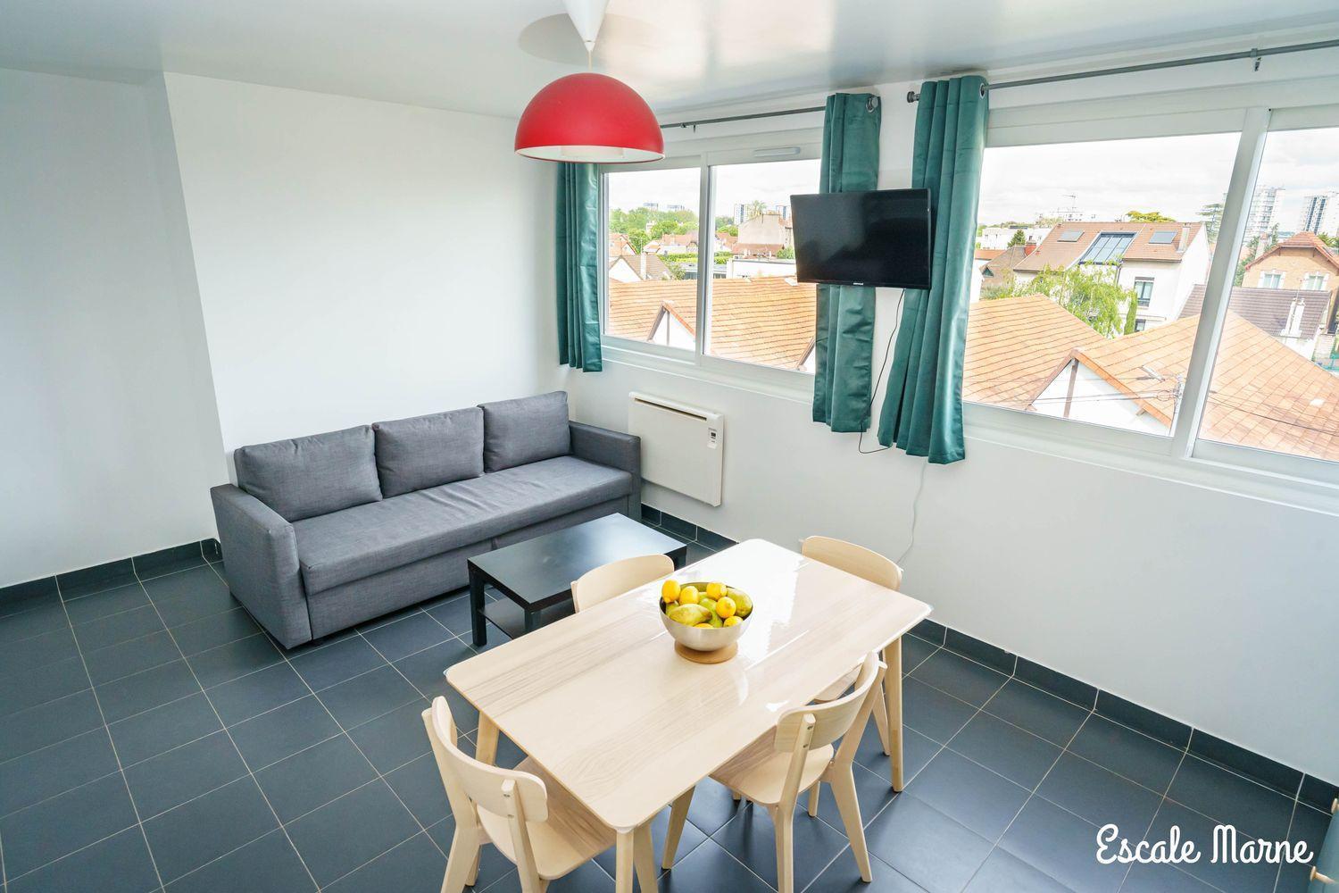 Escale-Marne Fr - 202 - Free Parking - Free Luggage Storage - All Equipped - Linen Included - Washing Machine - 10Mn Walk Metro 8 - Rer A - Panoramic View - From 1 To 14 Guests メゾン・アルフォール エクステリア 写真