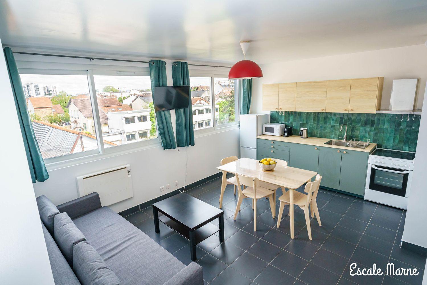 Escale-Marne Fr - 202 - Free Parking - Free Luggage Storage - All Equipped - Linen Included - Washing Machine - 10Mn Walk Metro 8 - Rer A - Panoramic View - From 1 To 14 Guests メゾン・アルフォール エクステリア 写真