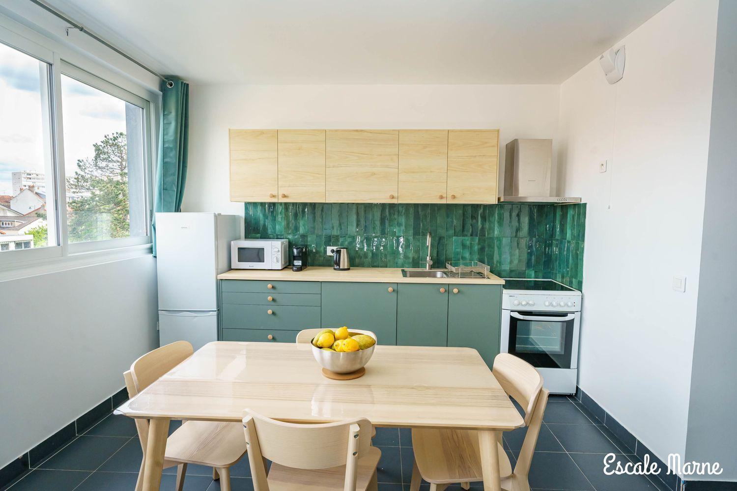 Escale-Marne Fr - 202 - Free Parking - Free Luggage Storage - All Equipped - Linen Included - Washing Machine - 10Mn Walk Metro 8 - Rer A - Panoramic View - From 1 To 14 Guests メゾン・アルフォール エクステリア 写真