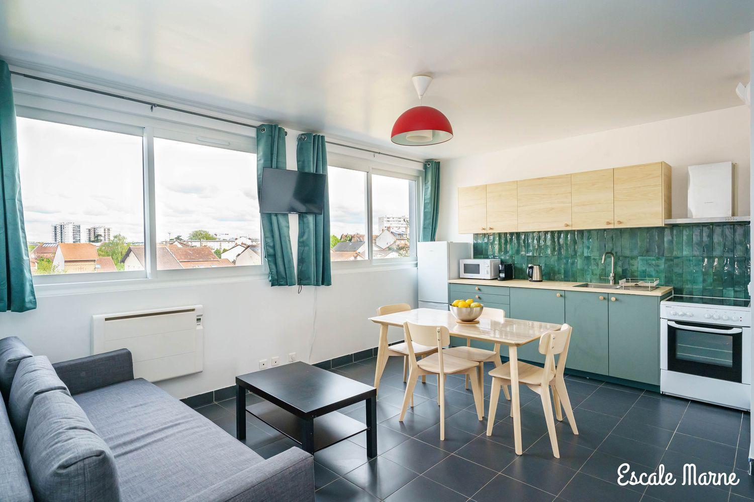 Escale-Marne Fr - 202 - Free Parking - Free Luggage Storage - All Equipped - Linen Included - Washing Machine - 10Mn Walk Metro 8 - Rer A - Panoramic View - From 1 To 14 Guests メゾン・アルフォール エクステリア 写真