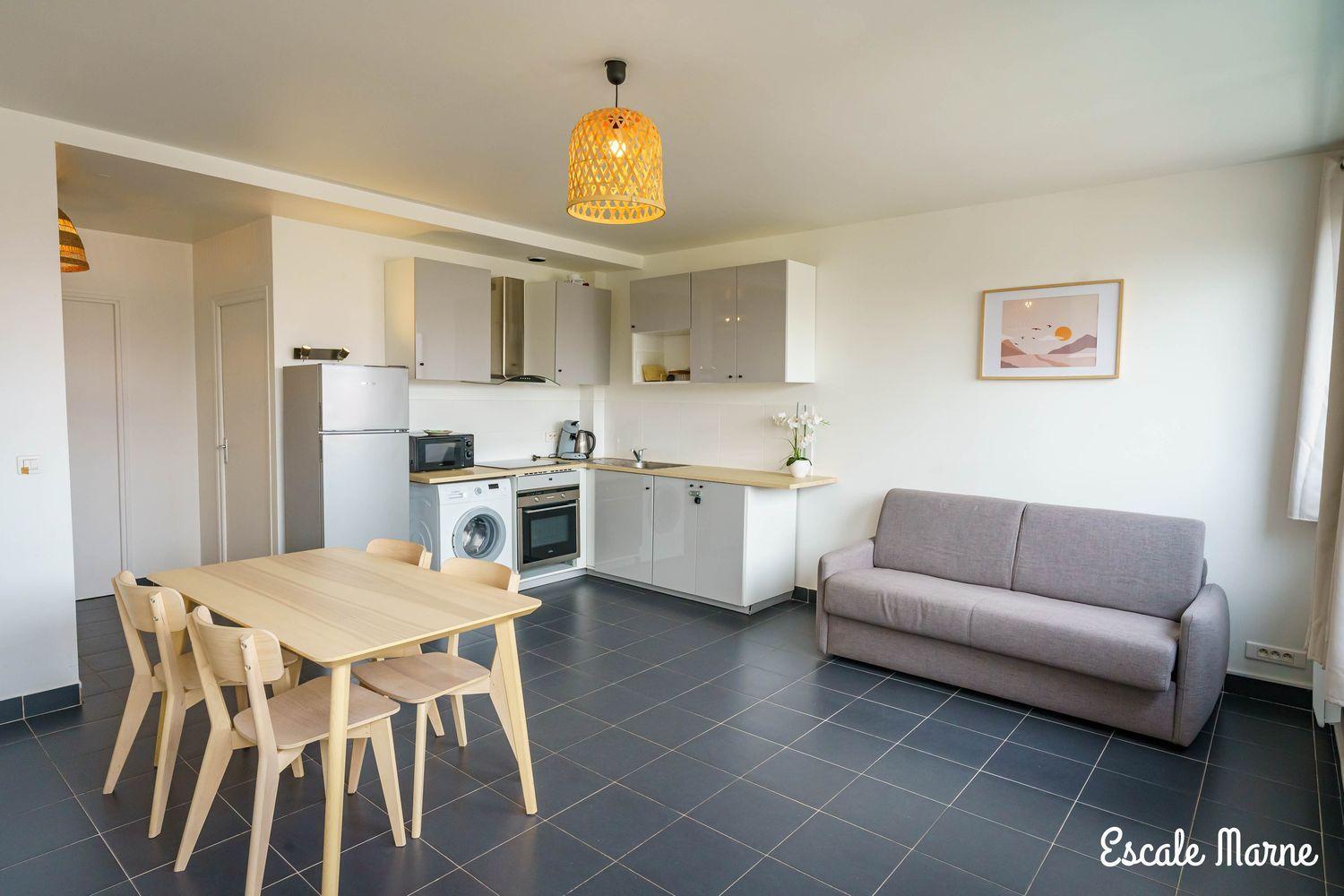 Escale-Marne Fr - 202 - Free Parking - Free Luggage Storage - All Equipped - Linen Included - Washing Machine - 10Mn Walk Metro 8 - Rer A - Panoramic View - From 1 To 14 Guests メゾン・アルフォール エクステリア 写真